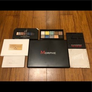 Eye shadow bundle. Morphe, pur, crown, nyx, elf